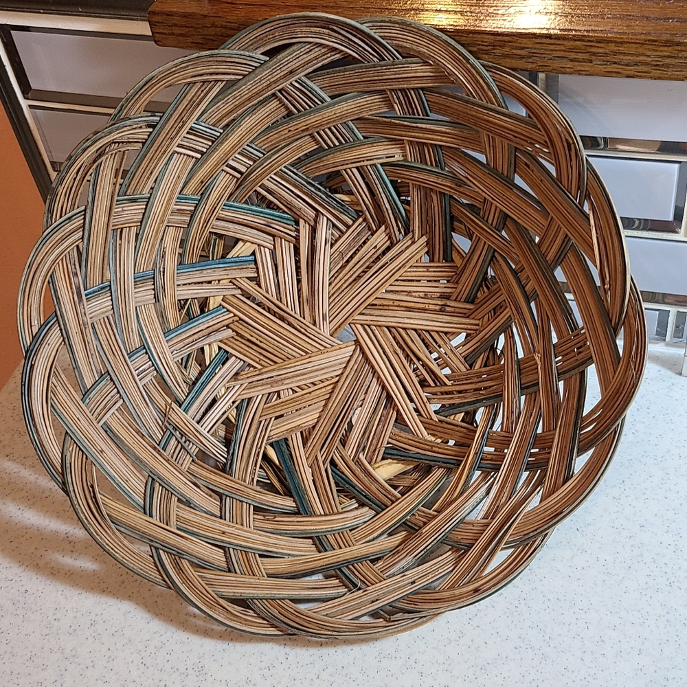 Woven Basket with Intricate Design Made In Philippines